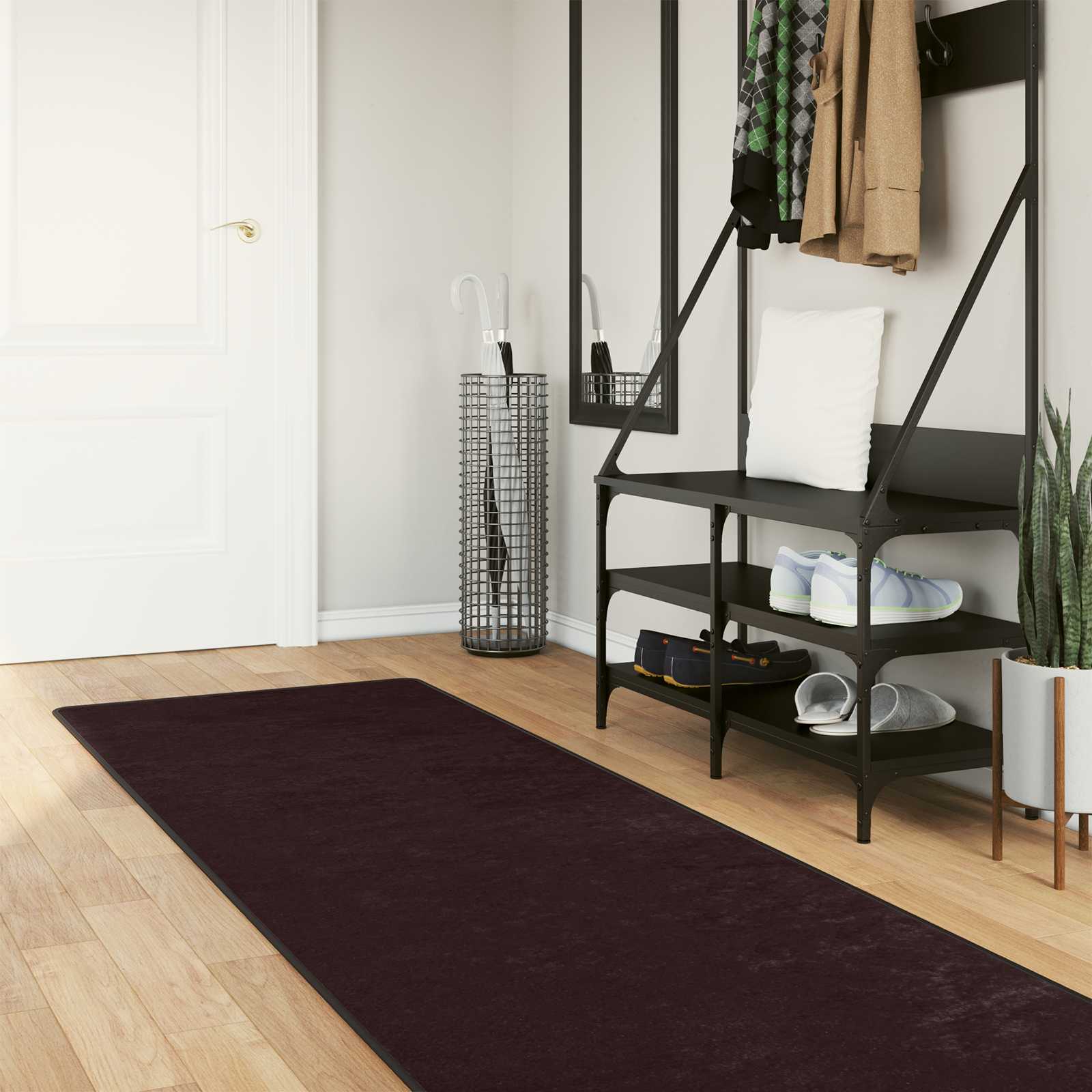 Vloerkleedloper MARSA Antraciet 80 x 450 cm Polyester en PVC