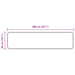 Vloerkleedloper MARSA Grijs 50 x 200 cm Polyester en PVC