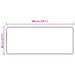 Vloerkleedloper MARSA Grijs 80 x 200 cm Polyester en PVC