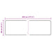 Vloerkleedloper MARSA Grijs 80 x 450 cm Polyester en PVC