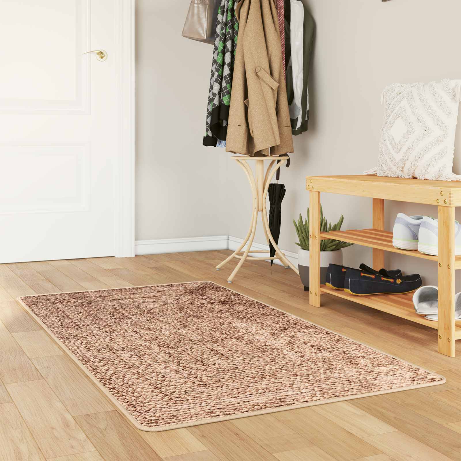 Vloerkleedloper MARSA Geel 80 x 100 cm Polyester en PVC