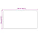 Vloerkleedloper MARSA Geel 80 x 150 cm Polyester en PVC