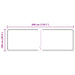Vloerkleedloper MARSA Geel 100 x 300 cm Polyester en PVC