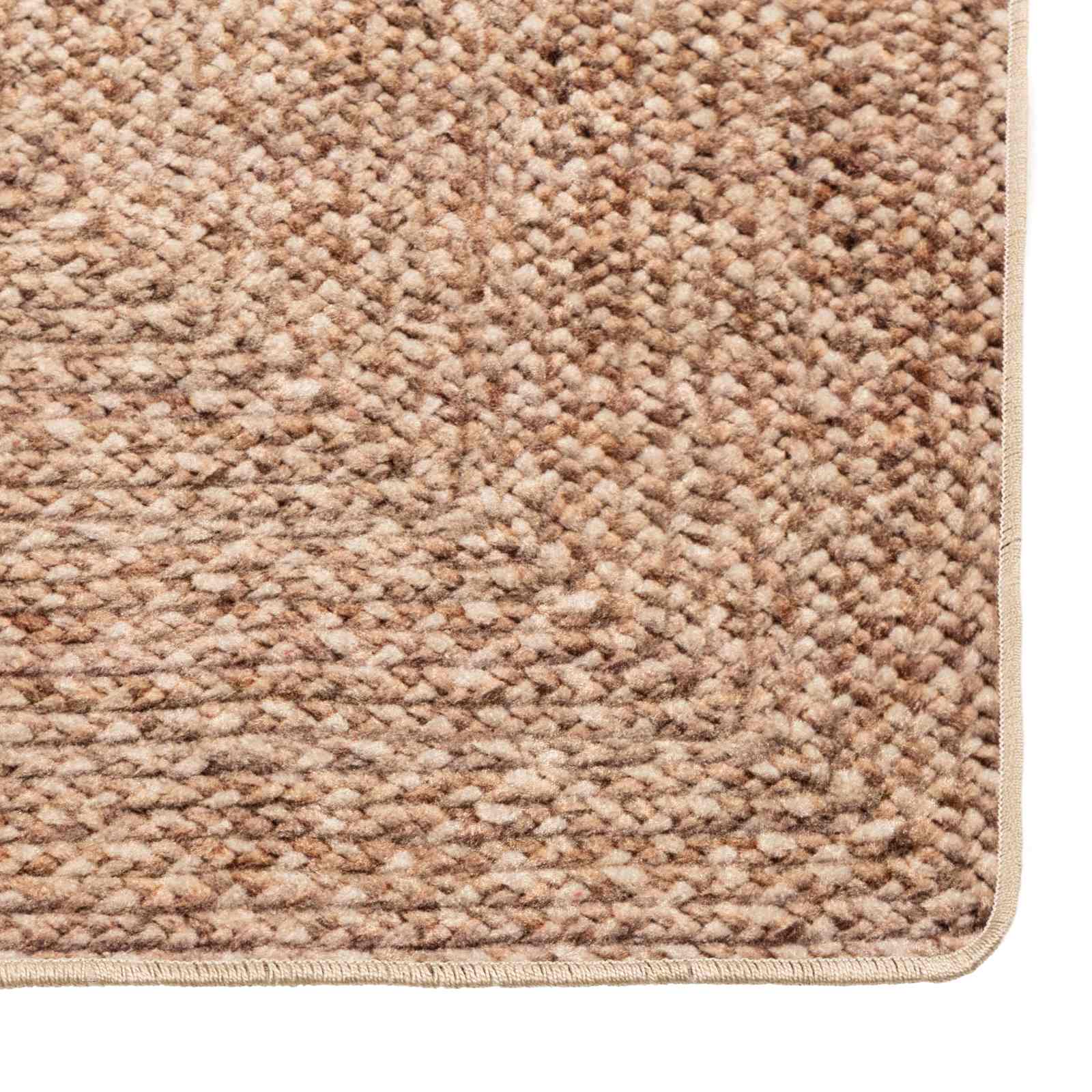 Vloerkleedloper MARSA Geel 120 x 170 cm Polyester en PVC