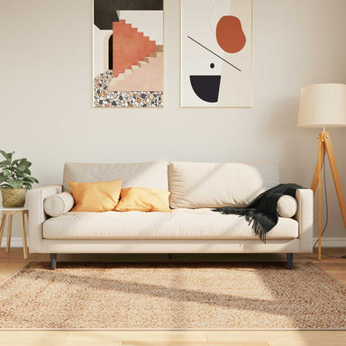 Vloerkleedloper MARSA Geel 120 x 170 cm Polyester en PVC