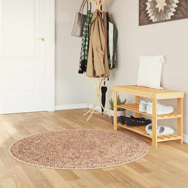 Vloerkleedloper MARSA Geel 120 x 120 cm Polyester en PVC