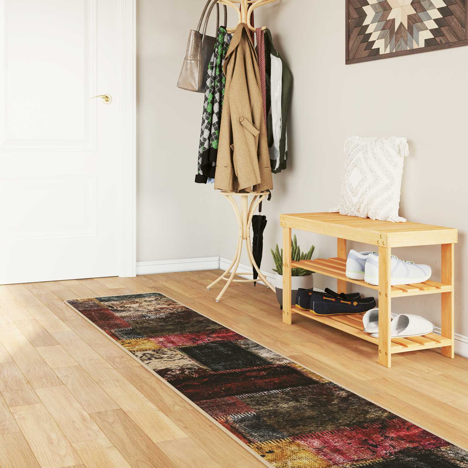 Vloerkleedloper MARSA Multikleur 50 x 350 cm Polyester en PVC