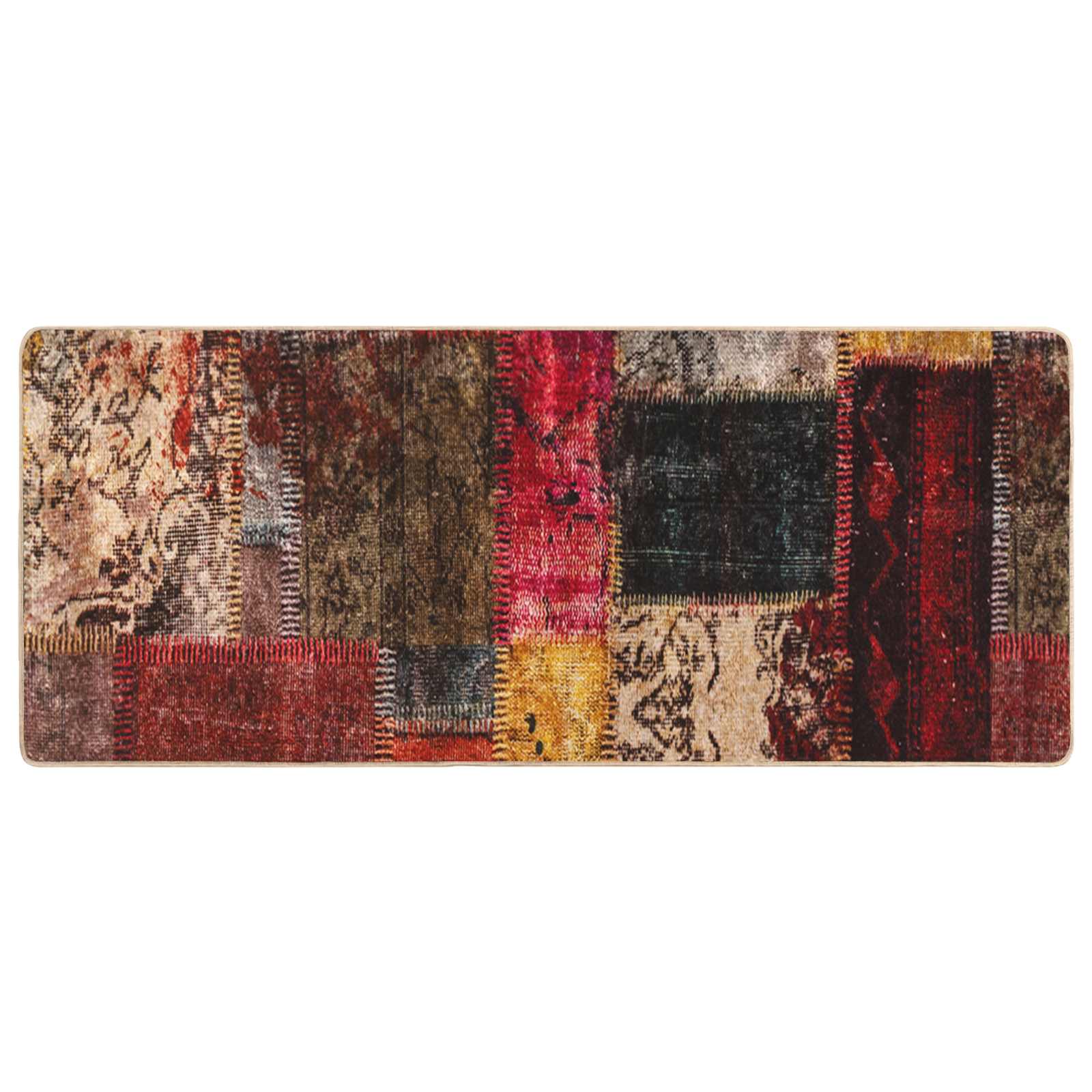 Vloerkleedloper MARSA Multikleur 100 x 200 cm Polyester en PVC