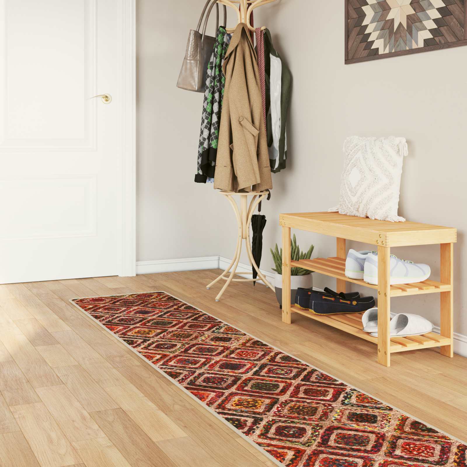 Vloerkleedloper MARSA Multikleur 50 x 250 cm Polyester en PVC