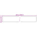 Vloerkleedloper MARSA Multikleur 50 x 250 cm Polyester en PVC