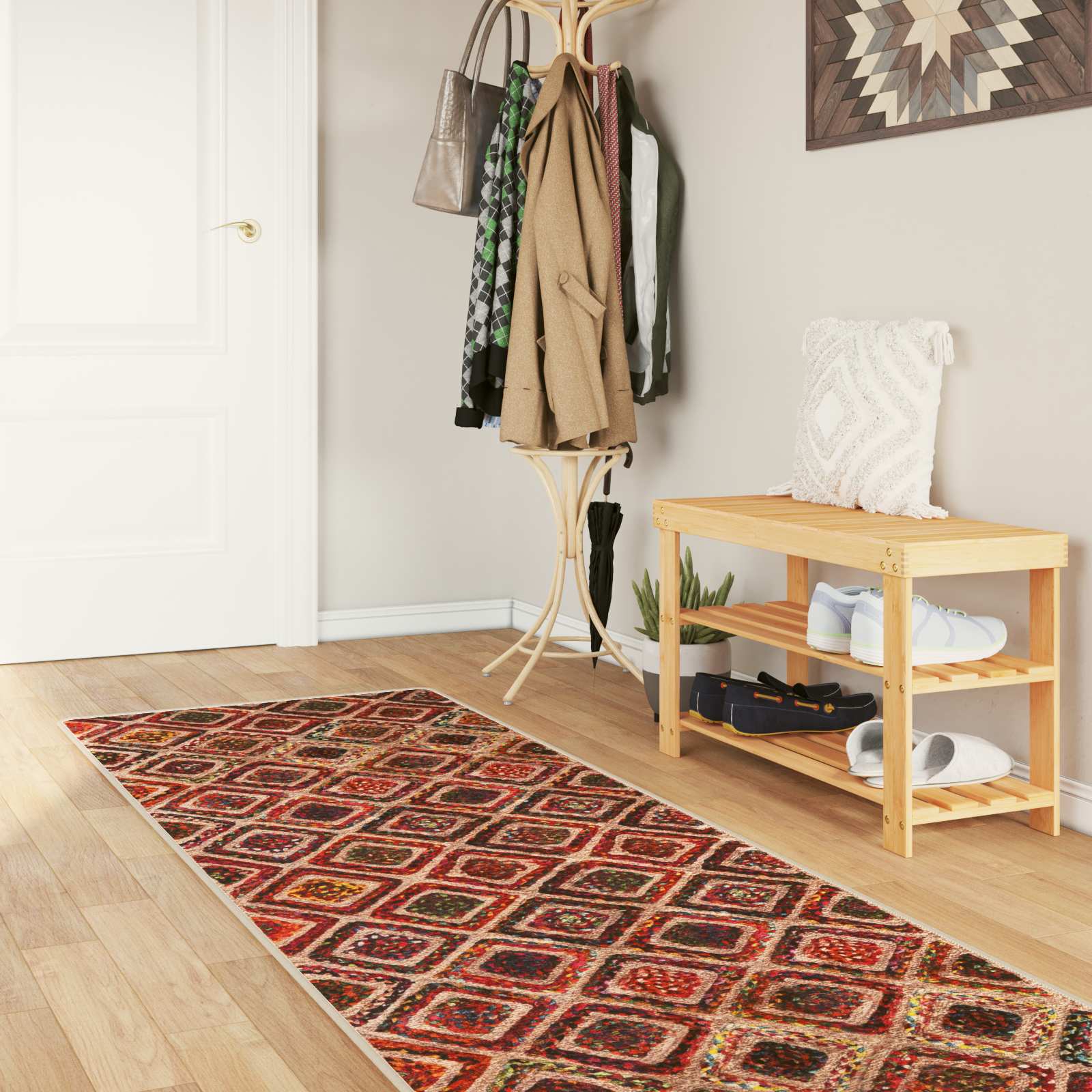 Vloerkleedloper MARSA Multikleur 80 x 250 cm Polyester en PVC