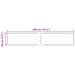 Vloerkleedloper MARSA Multikleur 80 x 400 cm Polyester en PVC