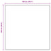 Vloerkleedloper MARSA Zwart 100 x 100 cm Polyester en PVC