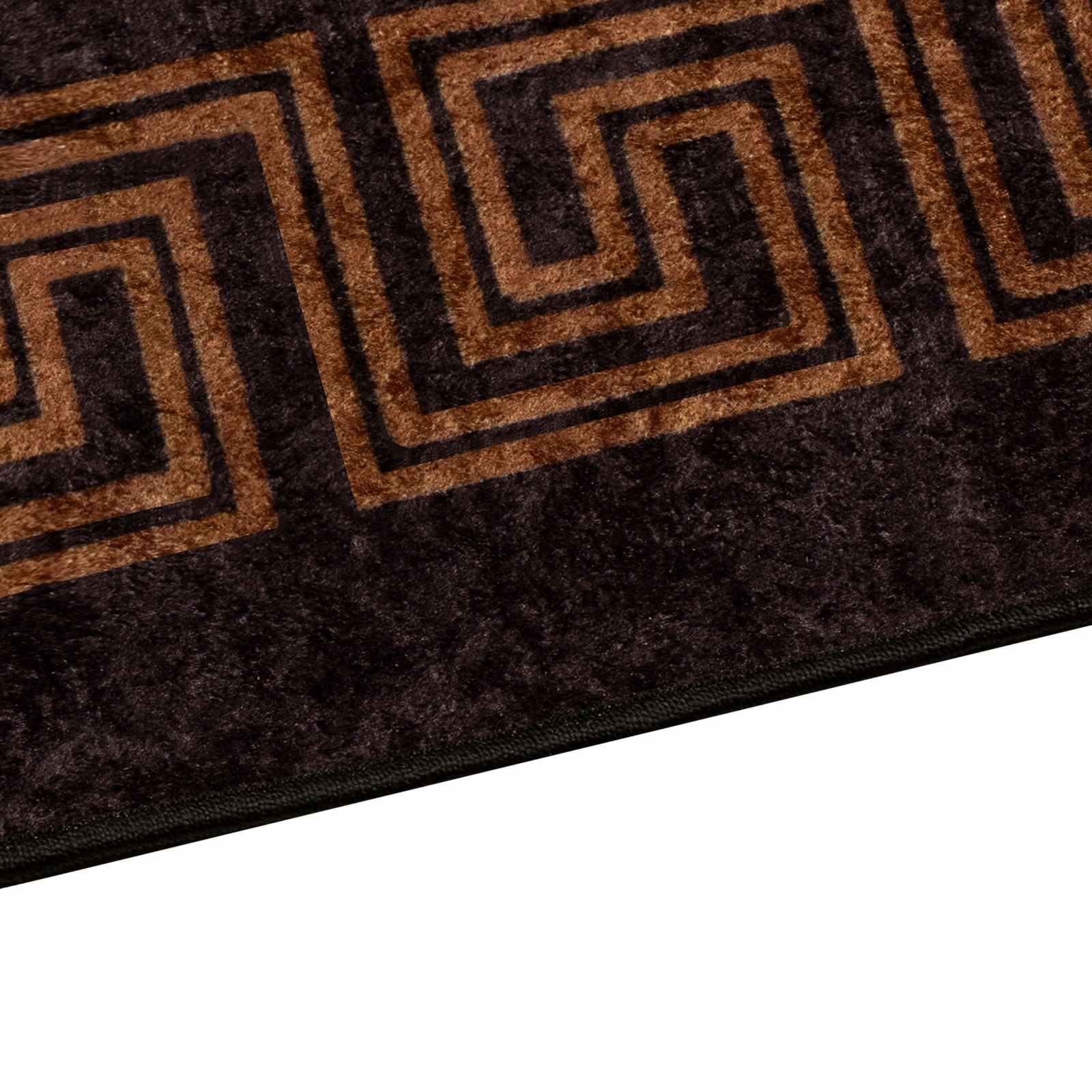 Vloerkleedloper MARSA Zwart 100 x 250 cm Polyester en PVC