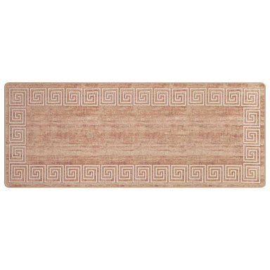 Vloerkleedloper MARSA Wit 100 x 300 cm Polyester en PVC