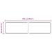 Vloerkleedloper MARSA Zwart 50 x 250 cm Polyester en PVC