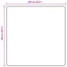 Vloerkleedloper MARSA Zwart 100 x 100 cm Polyester en PVC