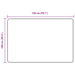 Vloerkleedloper MARSA Zwart 100 x 150 cm Polyester en PVC