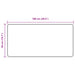 Vloerkleedloper MARSA Grijs 50 x 100 cm Polyester en PVC