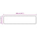 Vloerkleedloper MARSA Grijs 50 x 200 cm Polyester en PVC