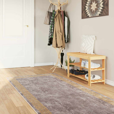 Vloerkleedloper MARSA Grijs 80 x 350 cm Polyester en PVC