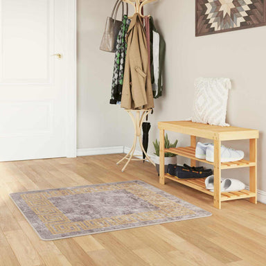 Vloerkleedloper MARSA Grijs 100 x 100 cm Polyester en PVC