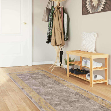 Vloerkleedloper MARSA Grijs 100 x 400 cm Polyester en PVC