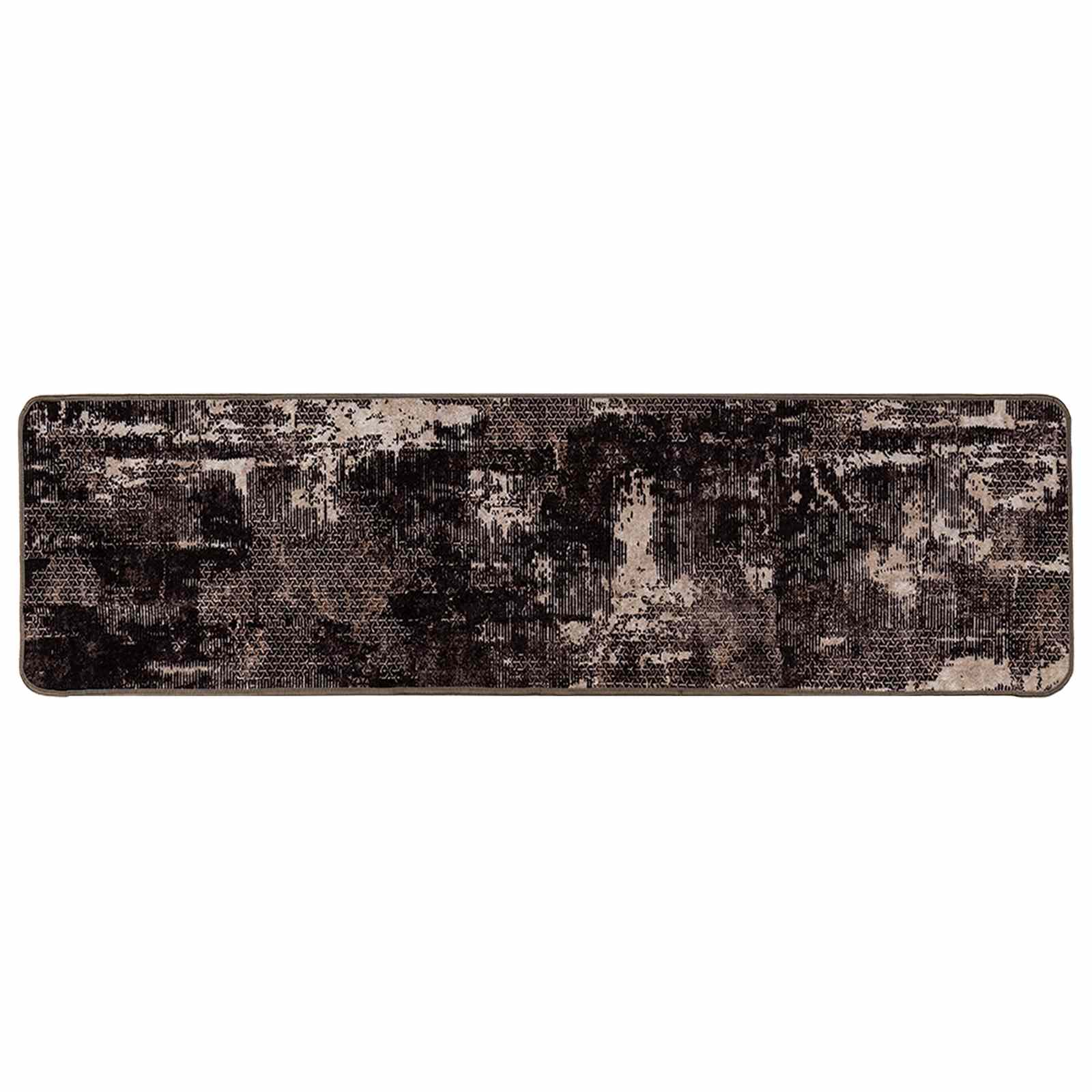 Vloerkleedloper MARSA Zwart 50 x 200 cm Polyester en PVC