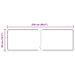 Vloerkleedloper MARSA Zwart 50 x 250 cm Polyester en PVC