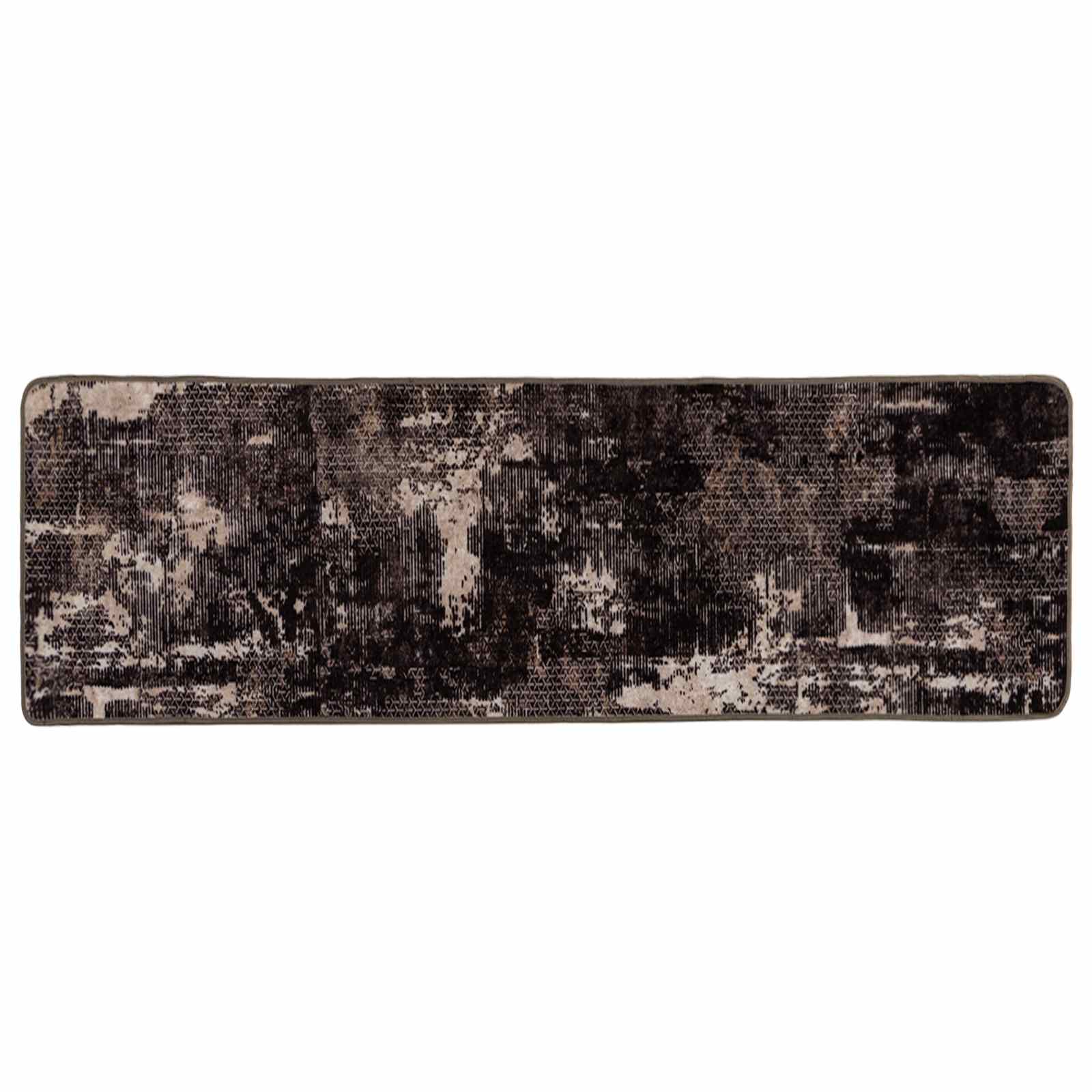 Vloerkleedloper MARSA Zwart 80 x 250 cm Polyester en PVC