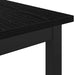 Bank Zwart Eiken 80 x 35 x 45 cm Bewerkt hout