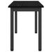 Bank Zwart Eiken 80 x 35 x 45 cm Bewerkt hout