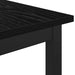Bank Zwart Eiken 110 x 35 x 45 cm Bewerkt hout