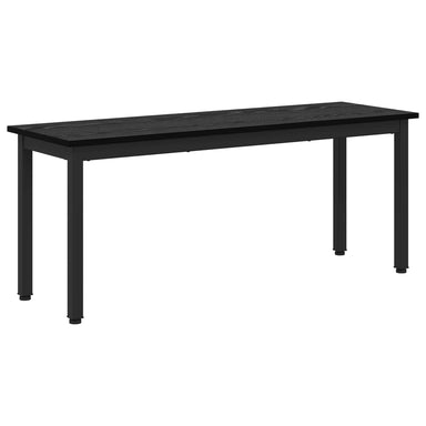 Bank Zwart Eiken 110 x 35 x 45 cm Bewerkt hout