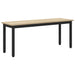 Bank Sonoma 110 x 35 x 45 cm Bewerkt hout