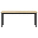Bank Sonoma 110 x 35 x 45 cm Bewerkt hout