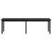Bank Zwart Eiken 160 x 35 x 45 cm Bewerkt hout