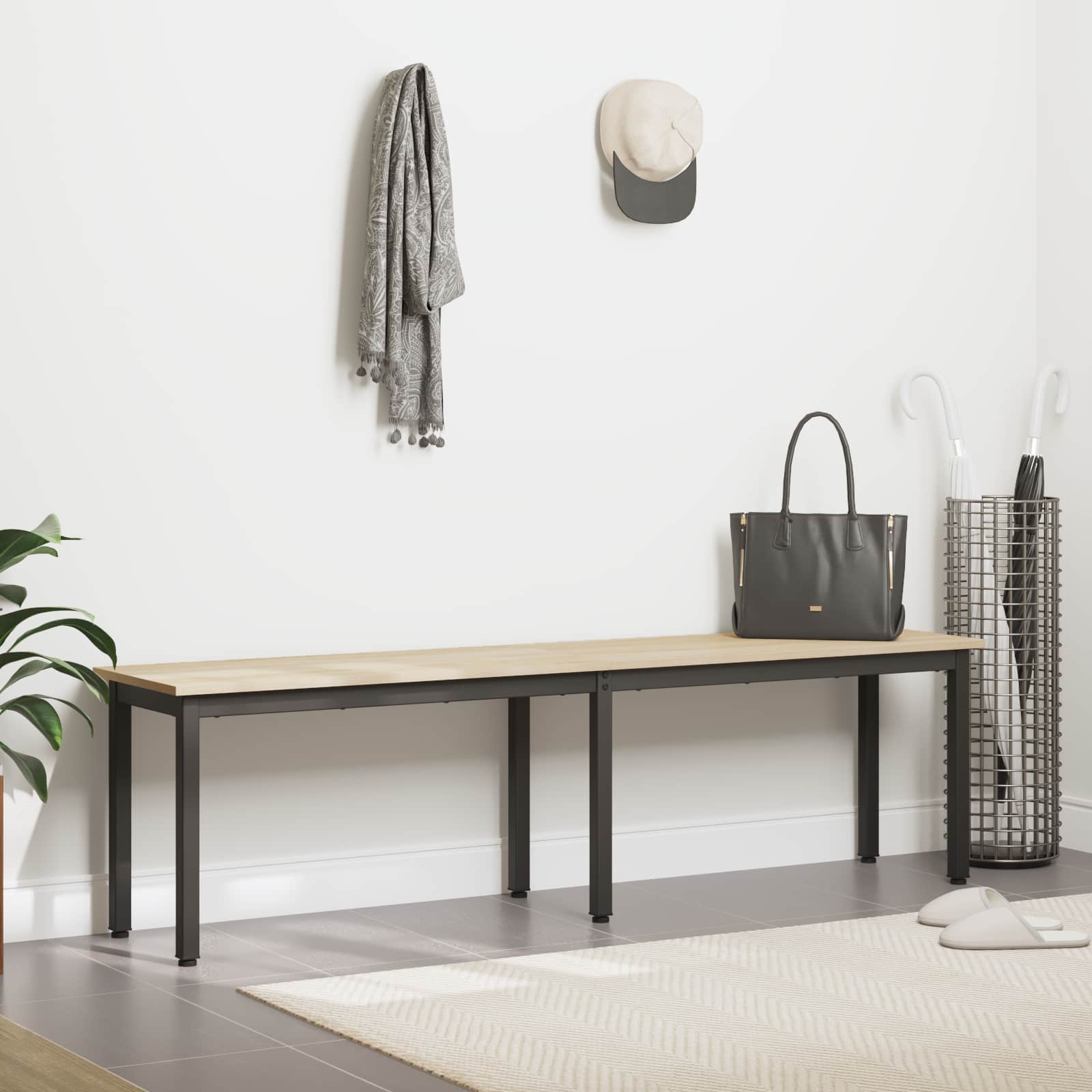 Bank Sonoma 160 x 35 x 45 cm Bewerkt hout