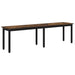 Bank Rook Eik 160 x 35 x 45 cm Bewerkt hout
