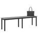 Bank Grijs Sonoma 160 x 35 x 45 cm Bewerkt hout