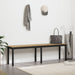 Bank Ambachtelijk eiken 160 x 35 x 45 cm Bewerkt hout