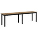 Bank Ambachtelijk eiken 160 x 35 x 45 cm Bewerkt hout