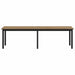 Bank Ambachtelijk eiken 160 x 35 x 45 cm Bewerkt hout