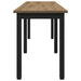 Bank Ambachtelijk eiken 160 x 35 x 45 cm Bewerkt hout