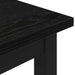 Bank Zwart Eiken 200 x 35 x 45 cm Bewerkt hout