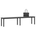 Bank Grijs Sonoma 200 x 35 x 45 cm Bewerkt hout
