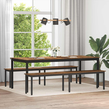 Bank Oudhout 200 x 35 x 45 cm Bewerkt hout
