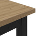 Bank Ambachtelijk eiken 200 x 35 x 45 cm Bewerkt hout