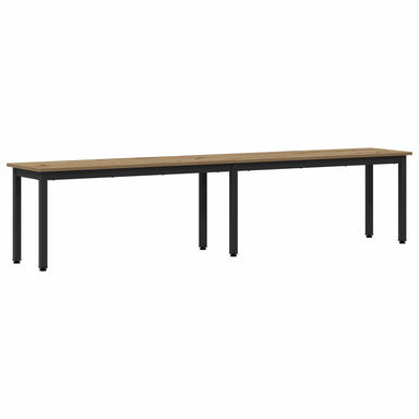 Bank Ambachtelijk eiken 200 x 35 x 45 cm Bewerkt hout