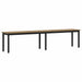 Bank Ambachtelijk eiken 200 x 35 x 45 cm Bewerkt hout
